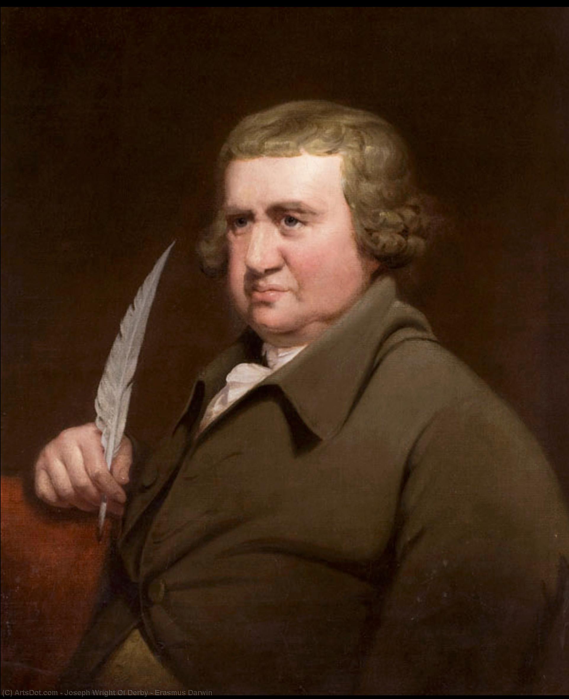 Erasmus Darwin — Joseph Wright Von Derby