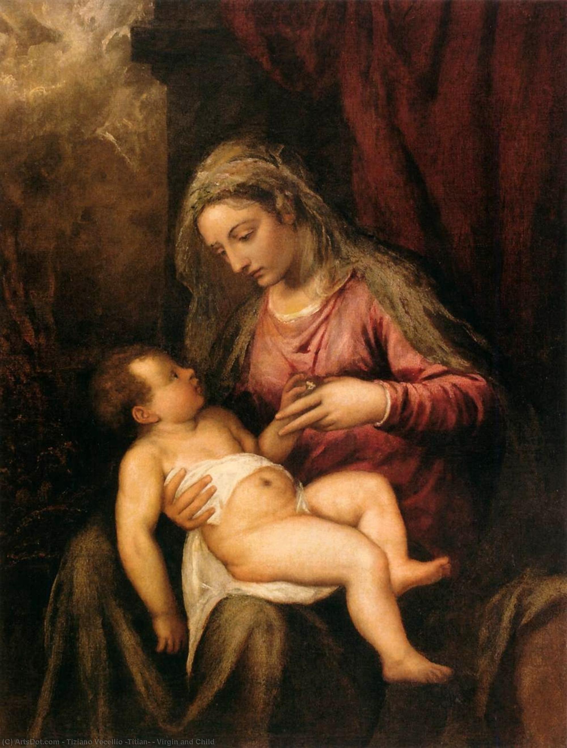 Jomfru Og Barn — Titian