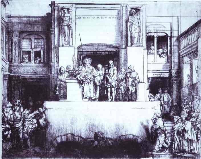 Christ Shown To The People — Rembrandt Van Rijn