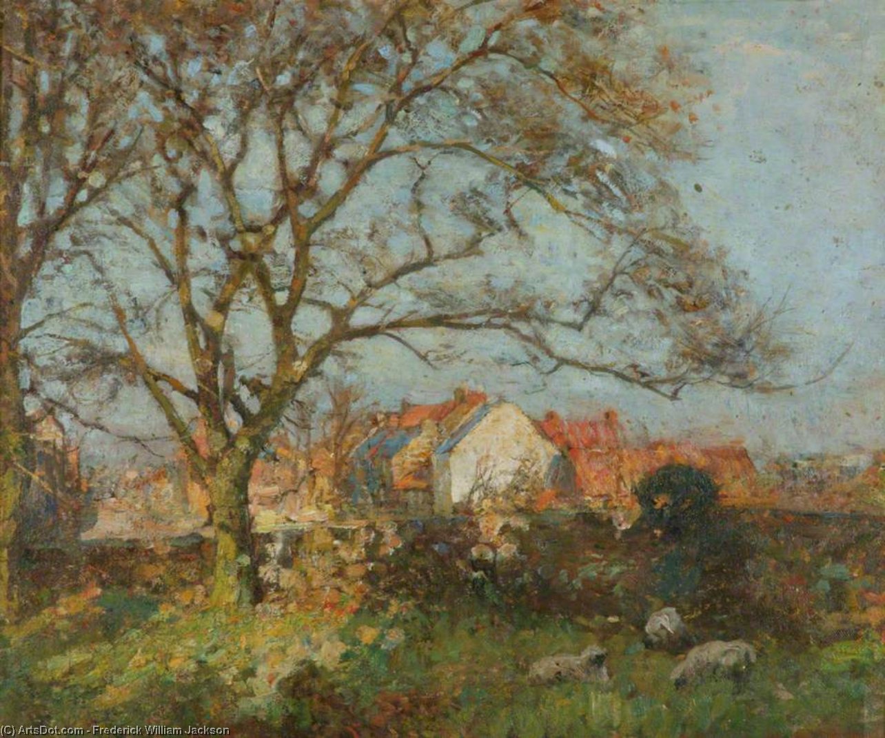 The Back Of Hinderwell — Frederik William Jackson