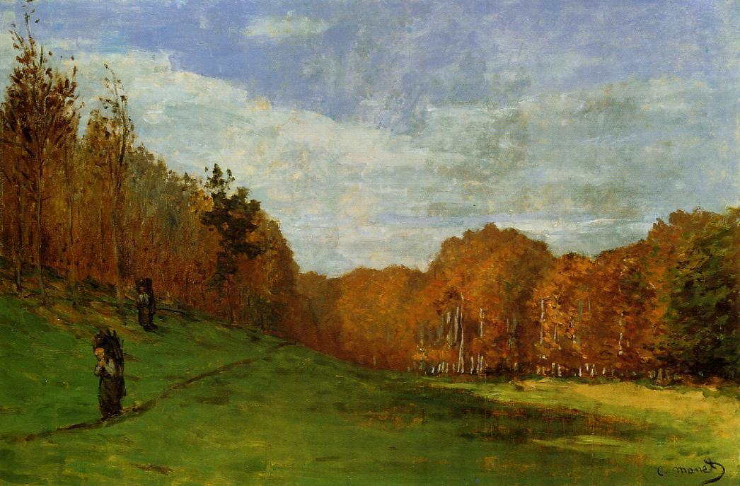 Medžutražininkai Fontainebleau Miške — Klodas Monė