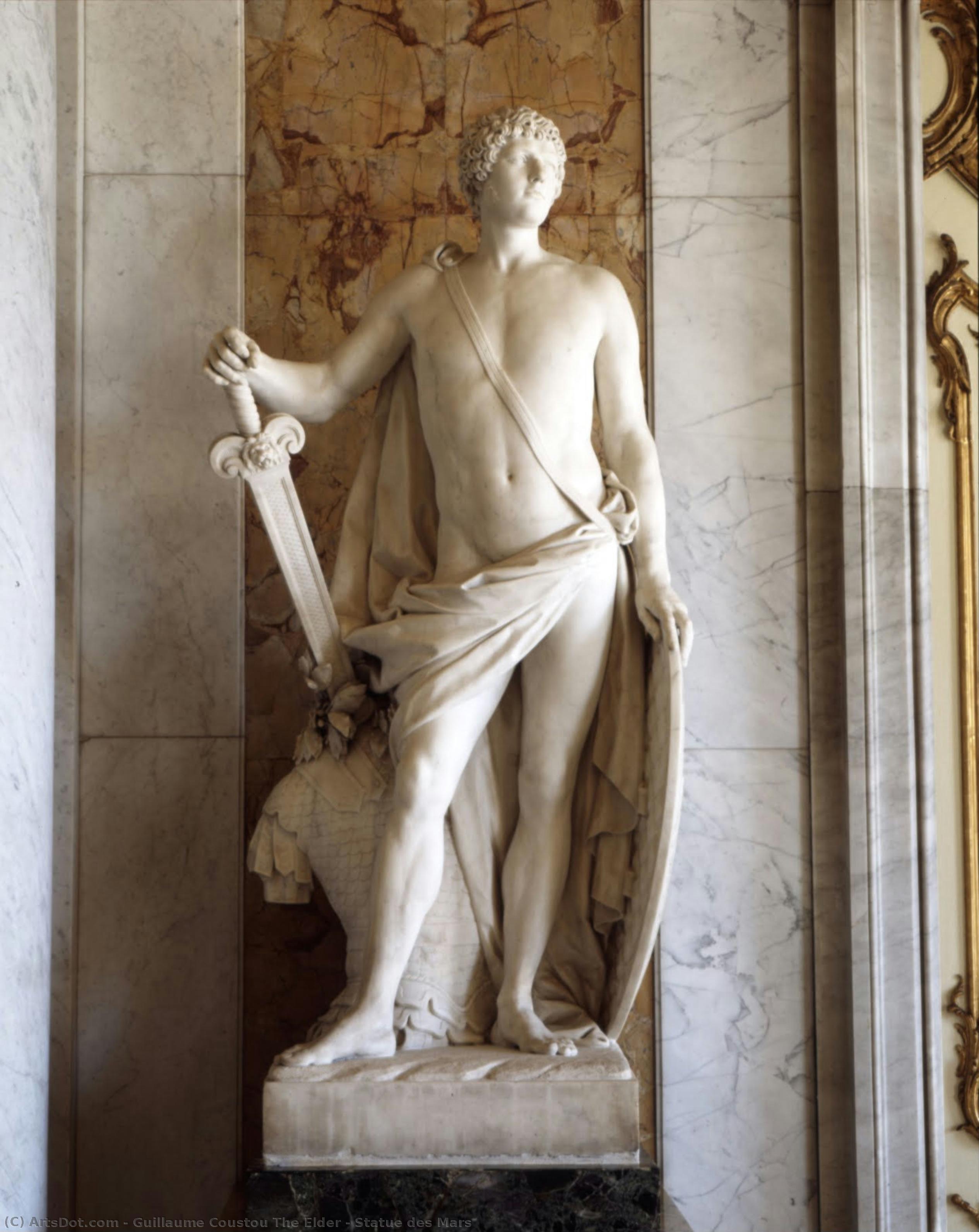 Statue Des Mars — Guillaume Coustou Den Eldre