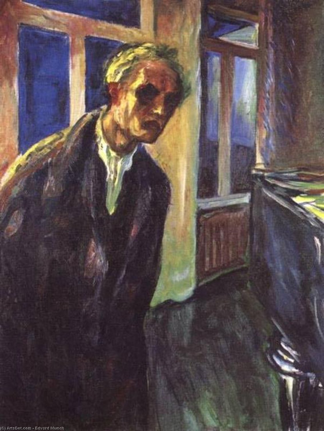 Selbstporträt — Edvard Munch