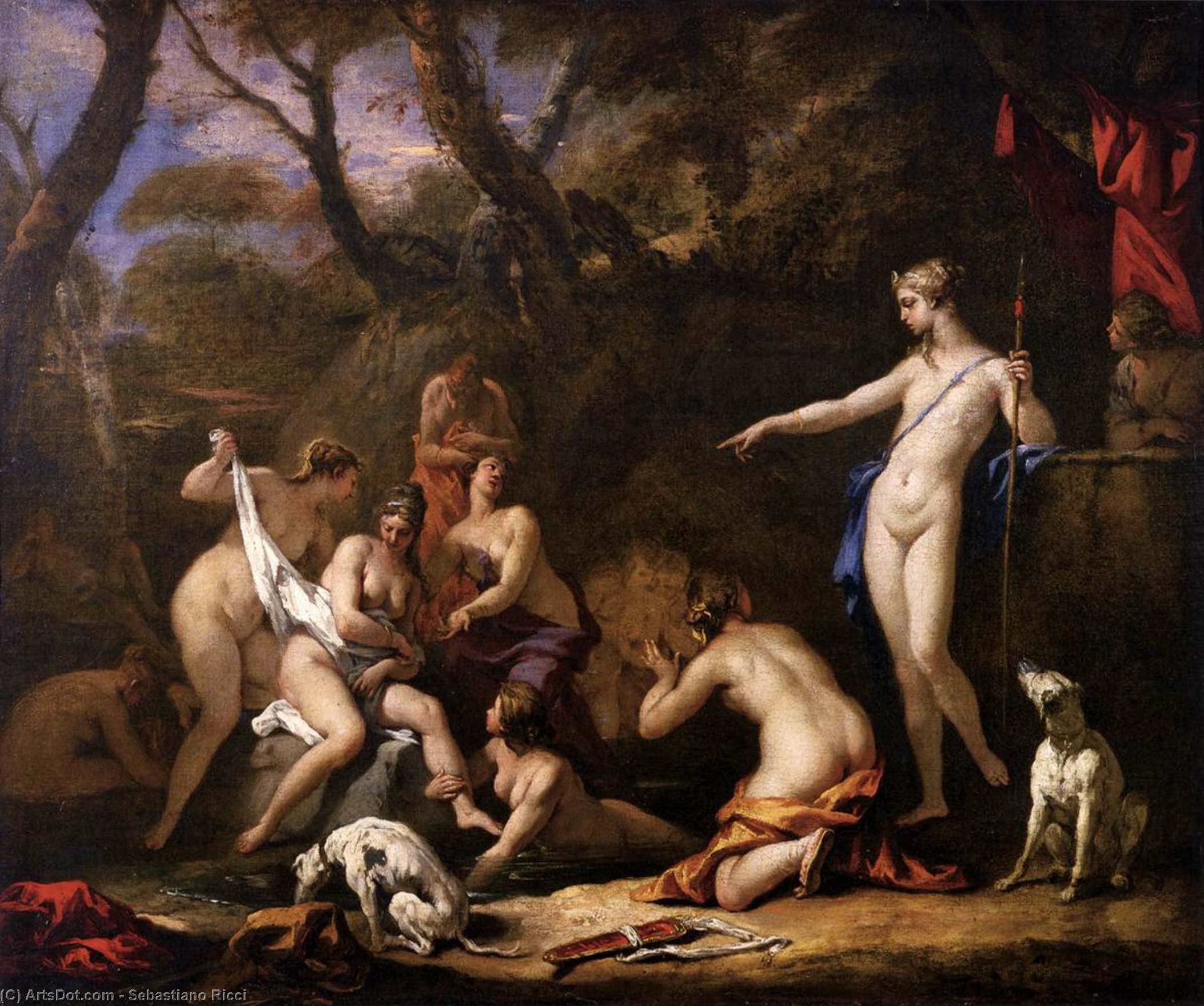Discover Sebastiano Ricci’s ‘diana & Callisto,’ A Stunning Baroque Masterpiece! Explore Dynamic Composition, Chiaroscuro Lighting & Mythological Drama. A Timeless Treasure For Art Lovers. — Sebastiano Ricci