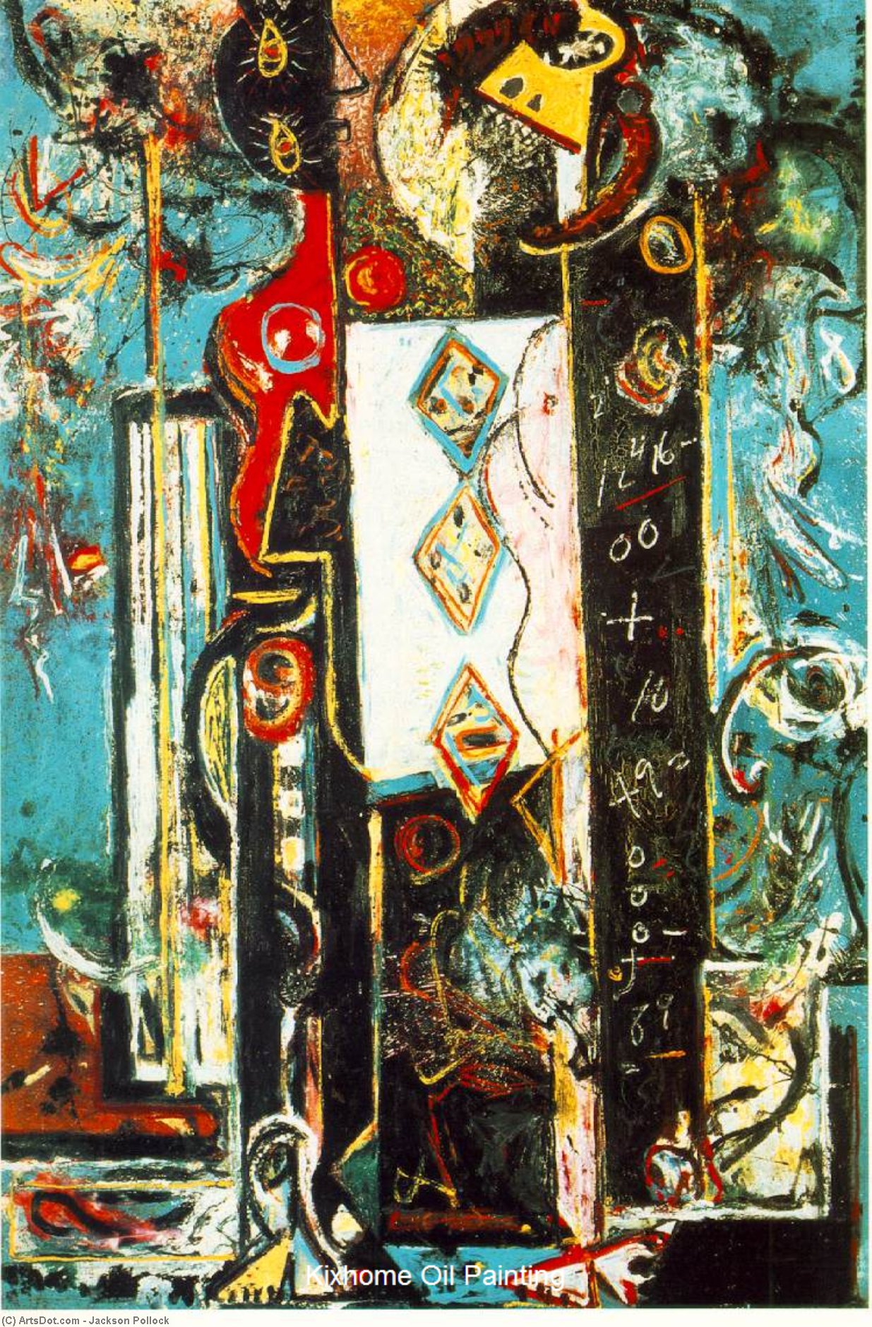 Male And Female — Jackson Pollock