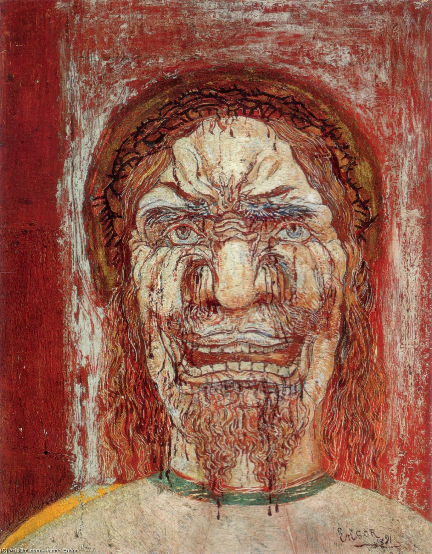 Omul Suferinței — James Ensor