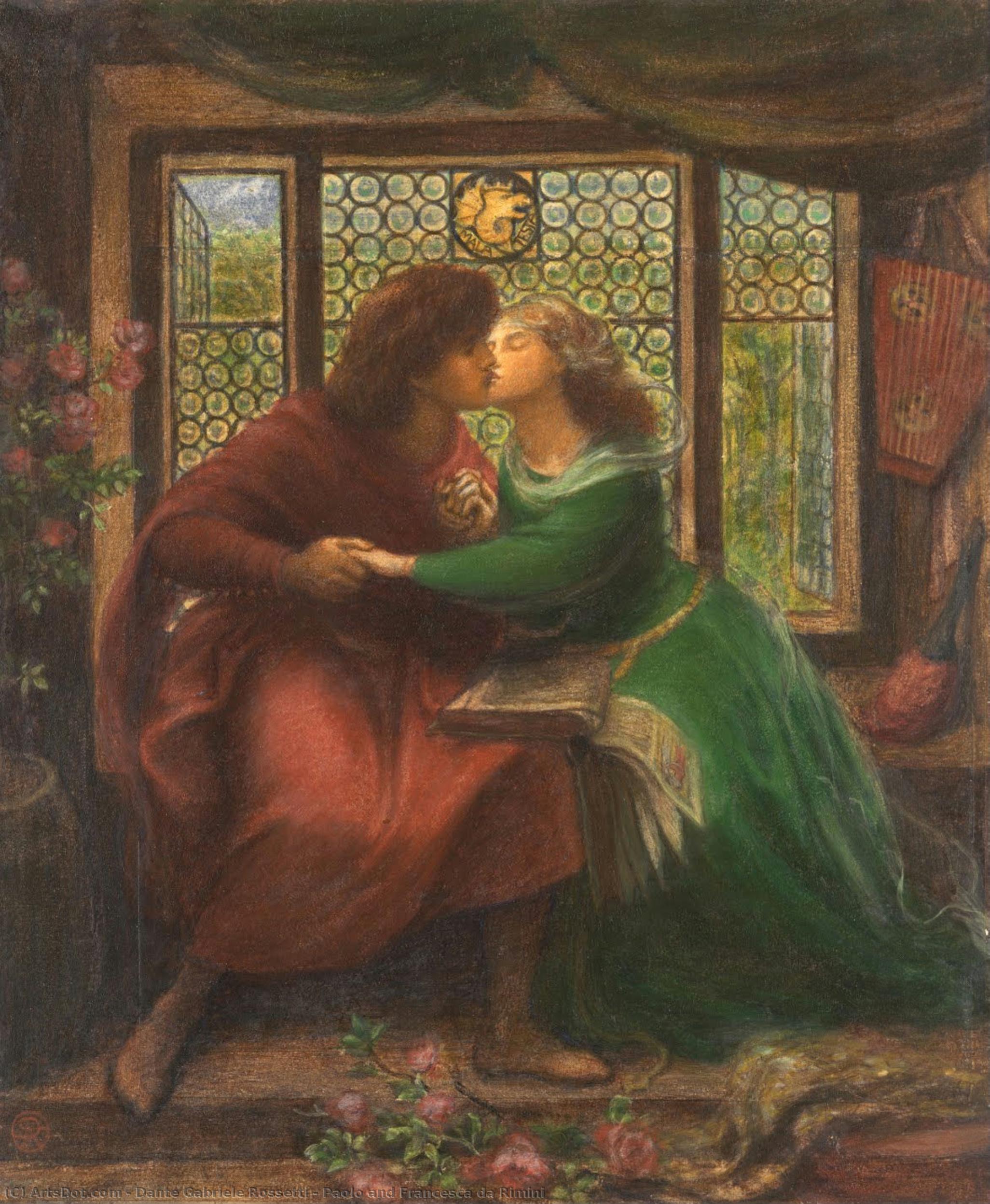 Paolo E Francesca Da Rimini — Dante Gabriel Rossetti
