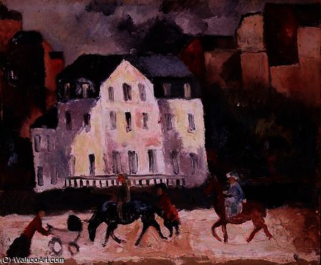 Horses In Paris — Christopher Wood
