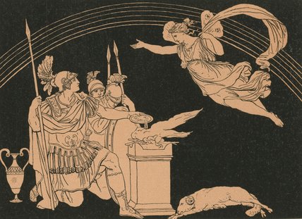 Iris Appearing To Turnus — Bartolomeo Pinelli