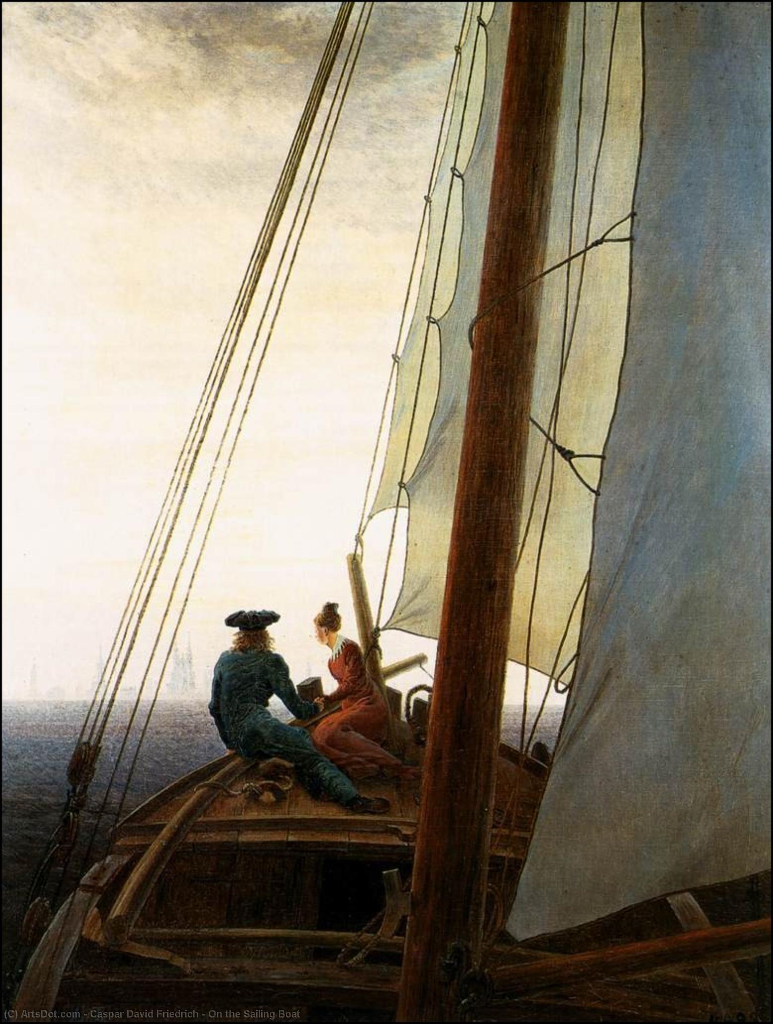 Pe Barcă — Caspar David Friedrich