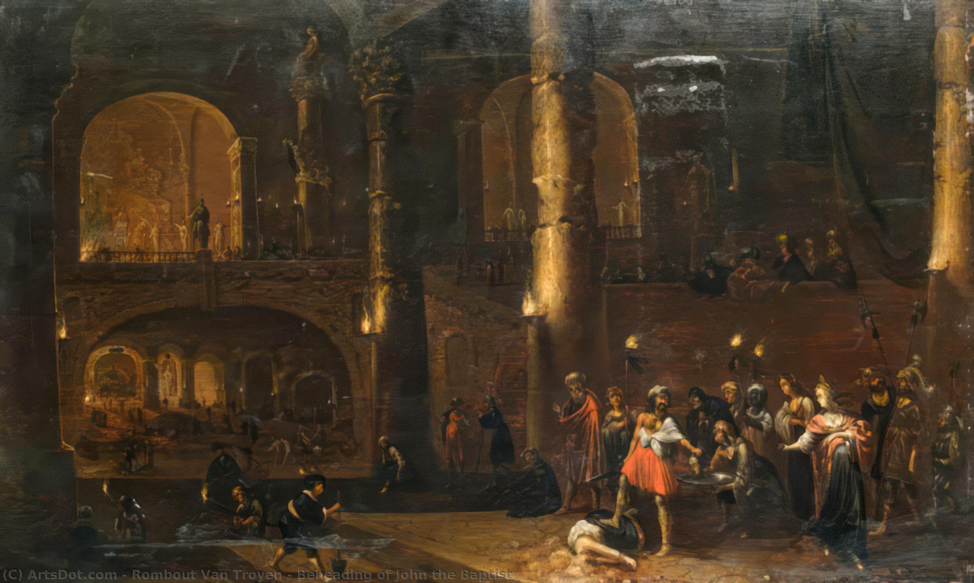 Беheading Of John The Baptist — Rombout Van Troyen