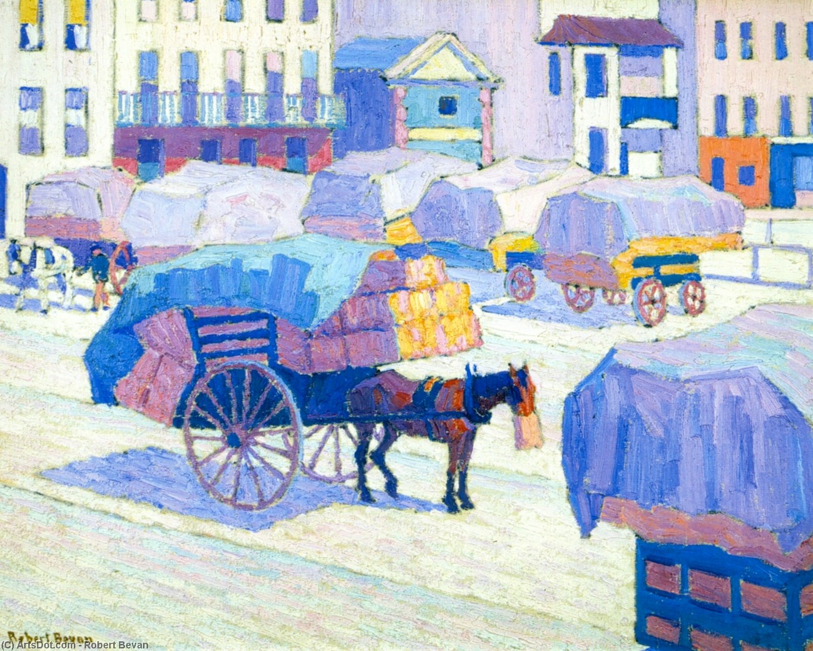 Hay Carts — Robert Polhill Bevan