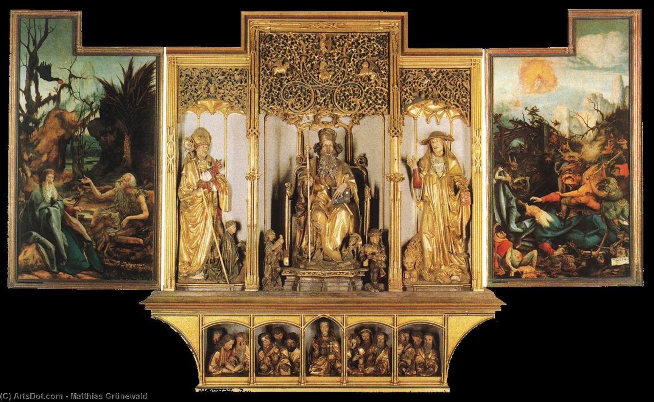 Isenheimer Altar (dritte Ansicht) — Matthias Grünewald