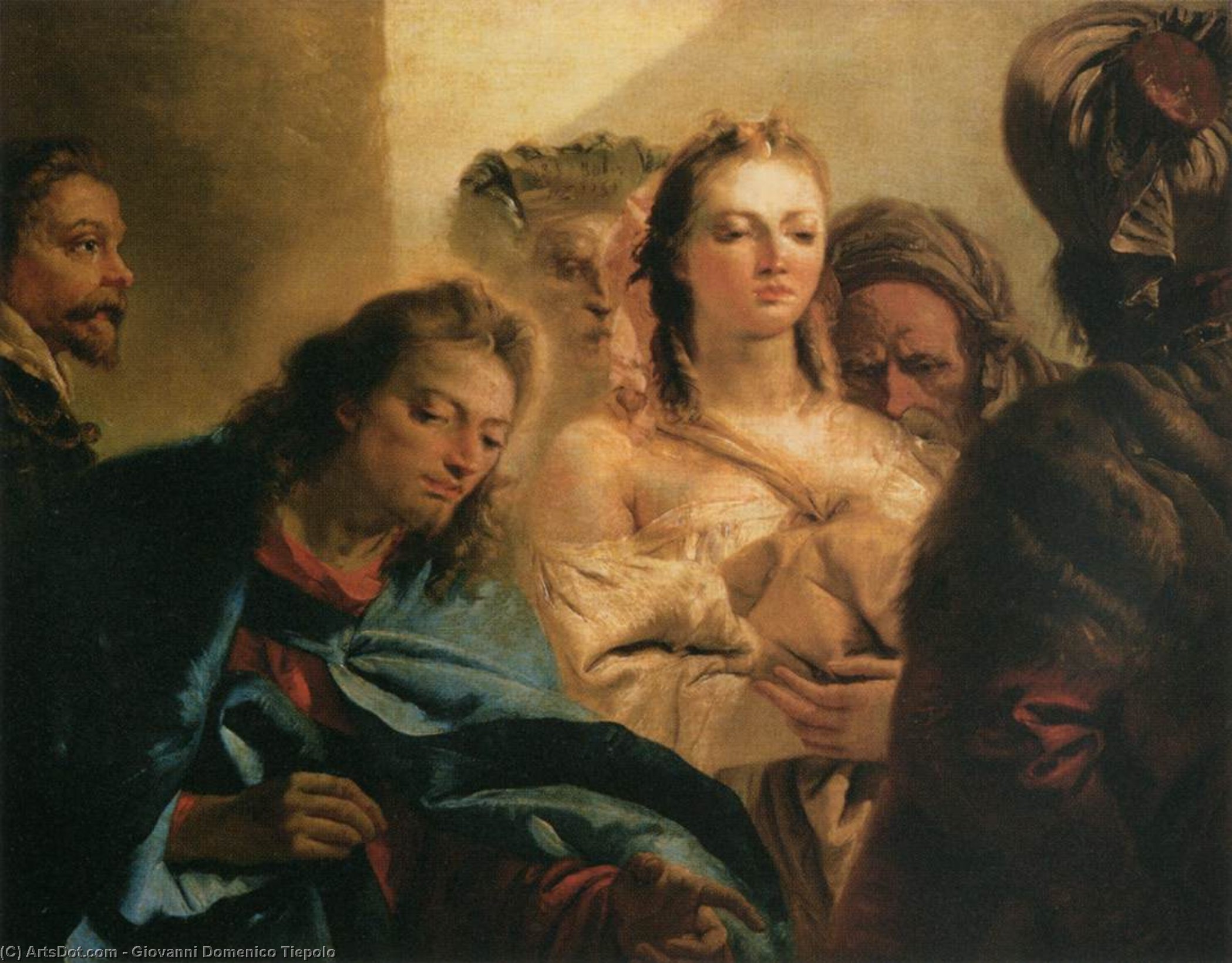 Cristo Y La Adúltera — Giovanni Domenico Tiepolo
