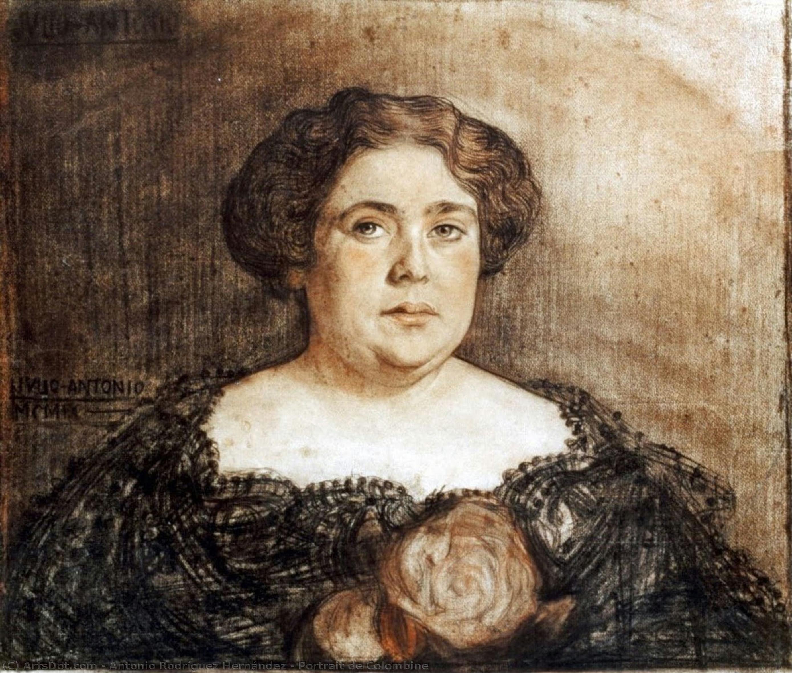 Portrait De Colombine — Antonio Rodríguez Hernández