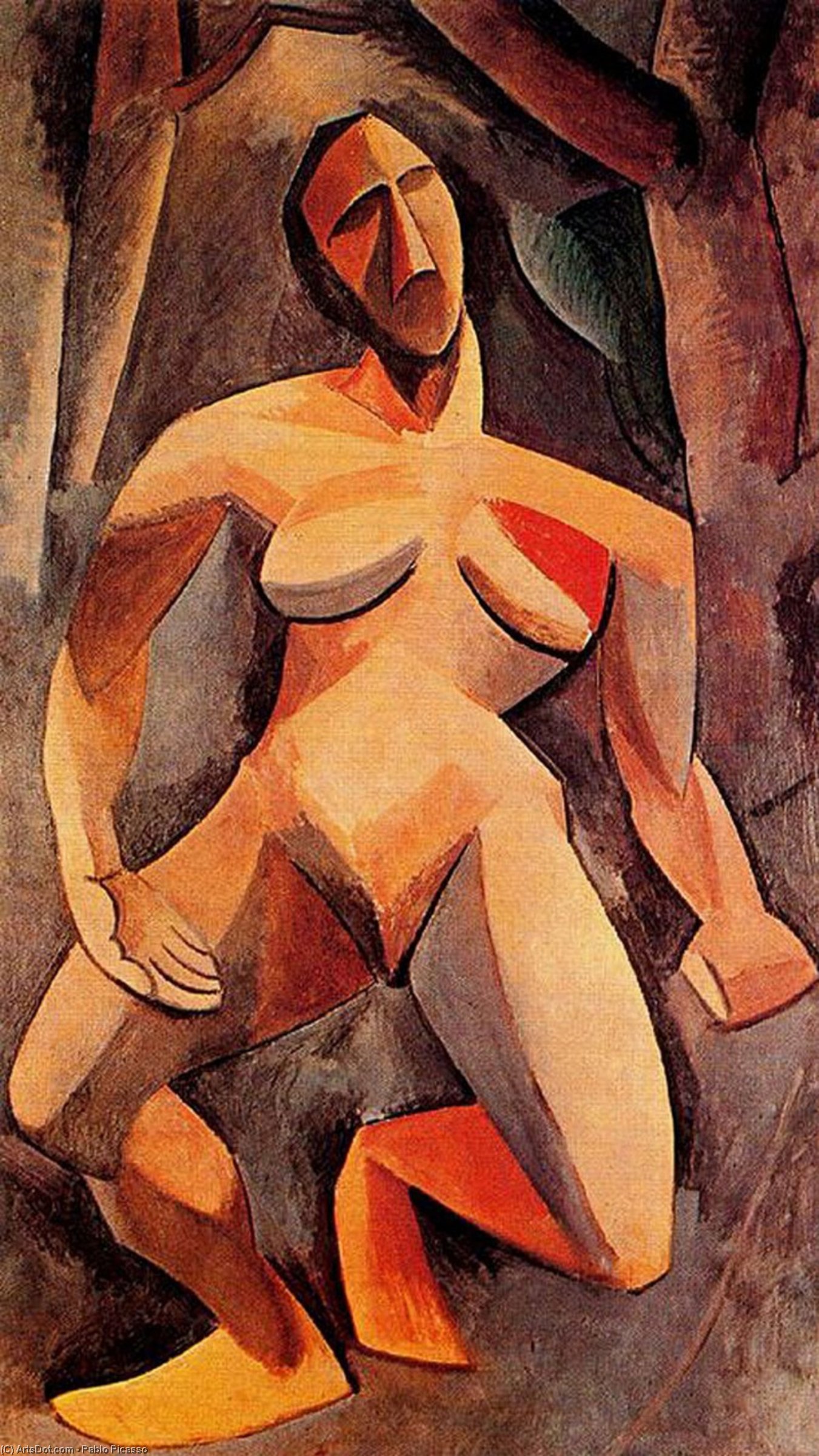 Bir Dryades (ormanda Nü)” — Pablo Picasso