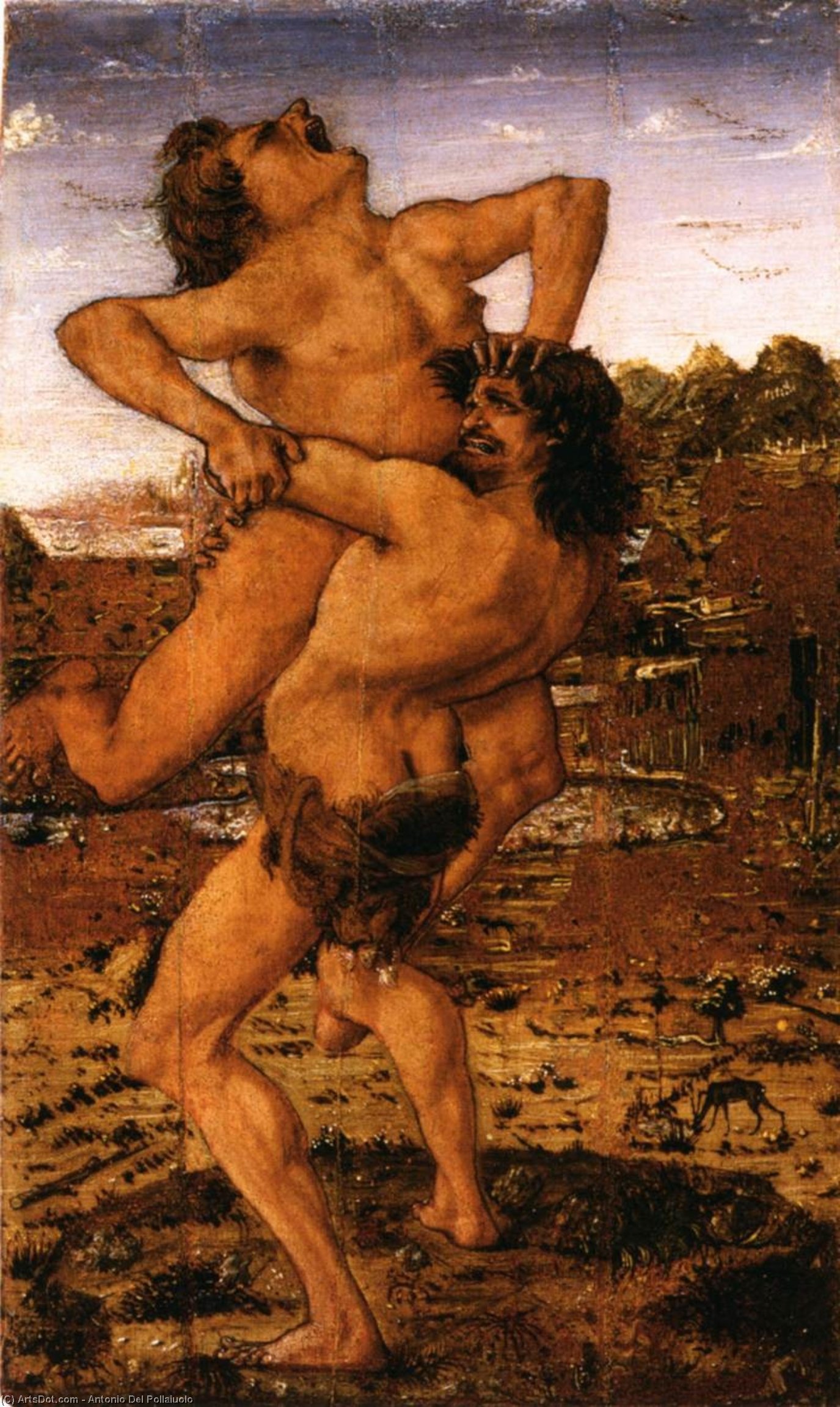 Ercole E Antao — Antonio Del Pollaiuolo