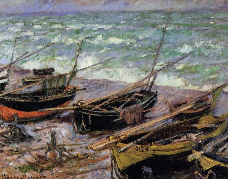 Lodě Rybářů — Claude Monet