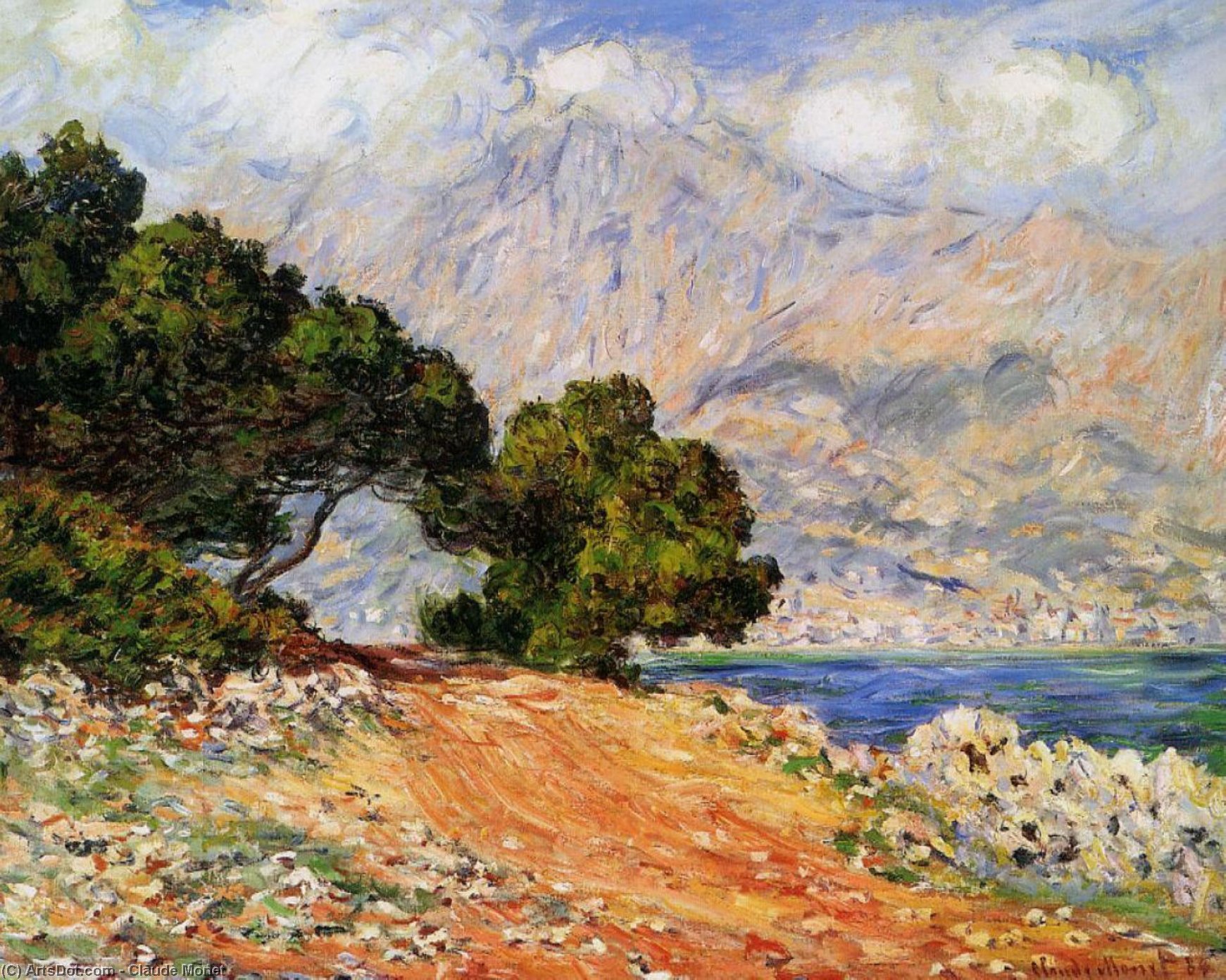 Menton Cap Martinist Vaadatuna — Claude Monet
