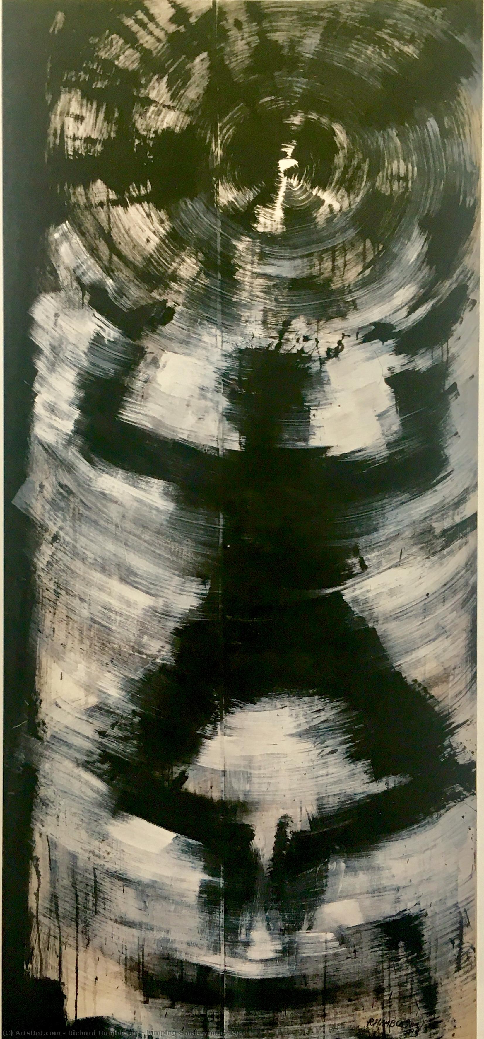Jumping Shadowman, 1983 — Richard Hambleton