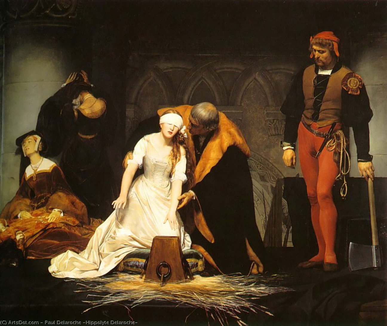 The Execution Of Lady Jane Grey — Hippolyte-paul Delaroche