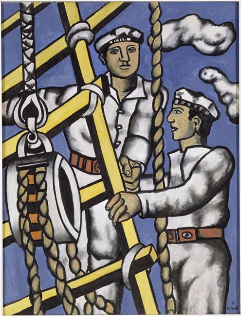 Composição Com Dois Marinheiros — Fernand Léger