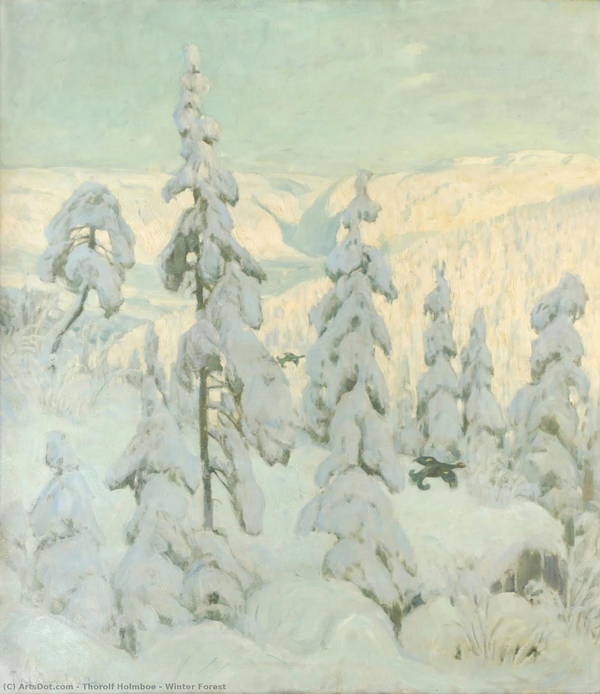 Winter Forest — Thorolf Holmboe