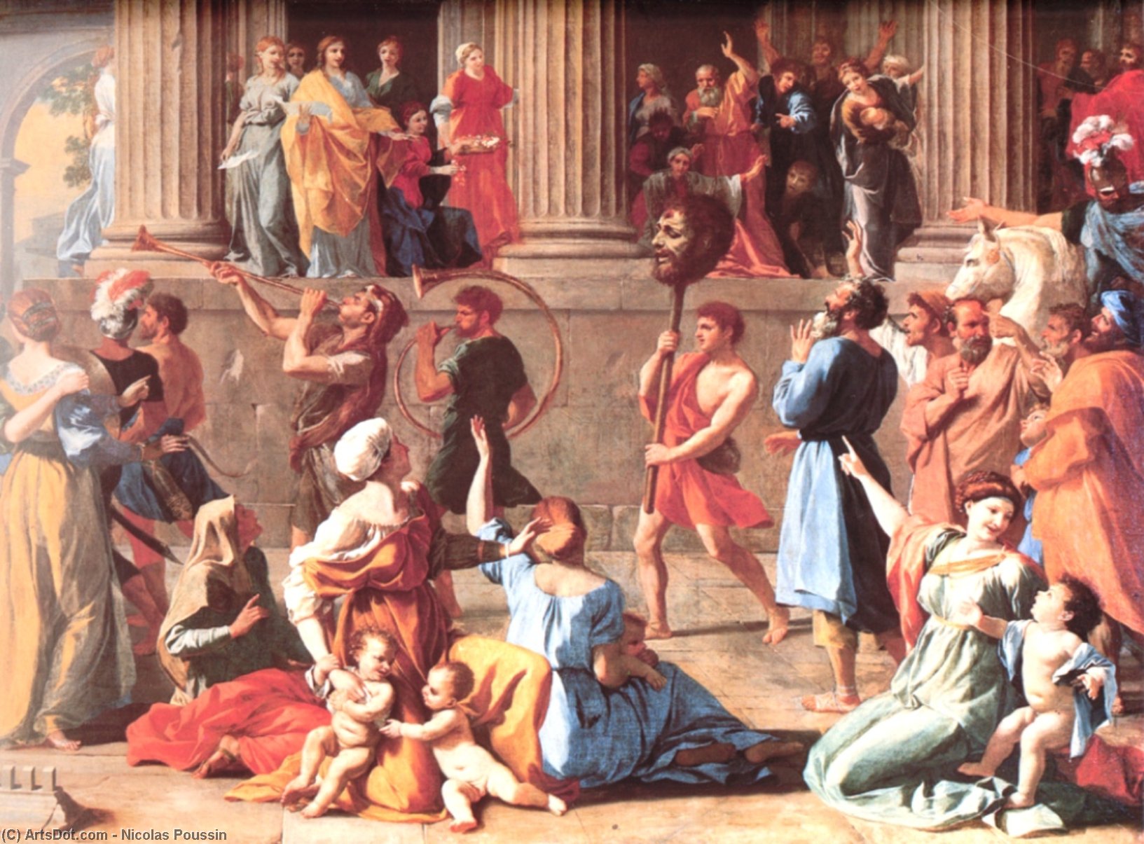 Le Triomphe De David — Nicolas Poussin