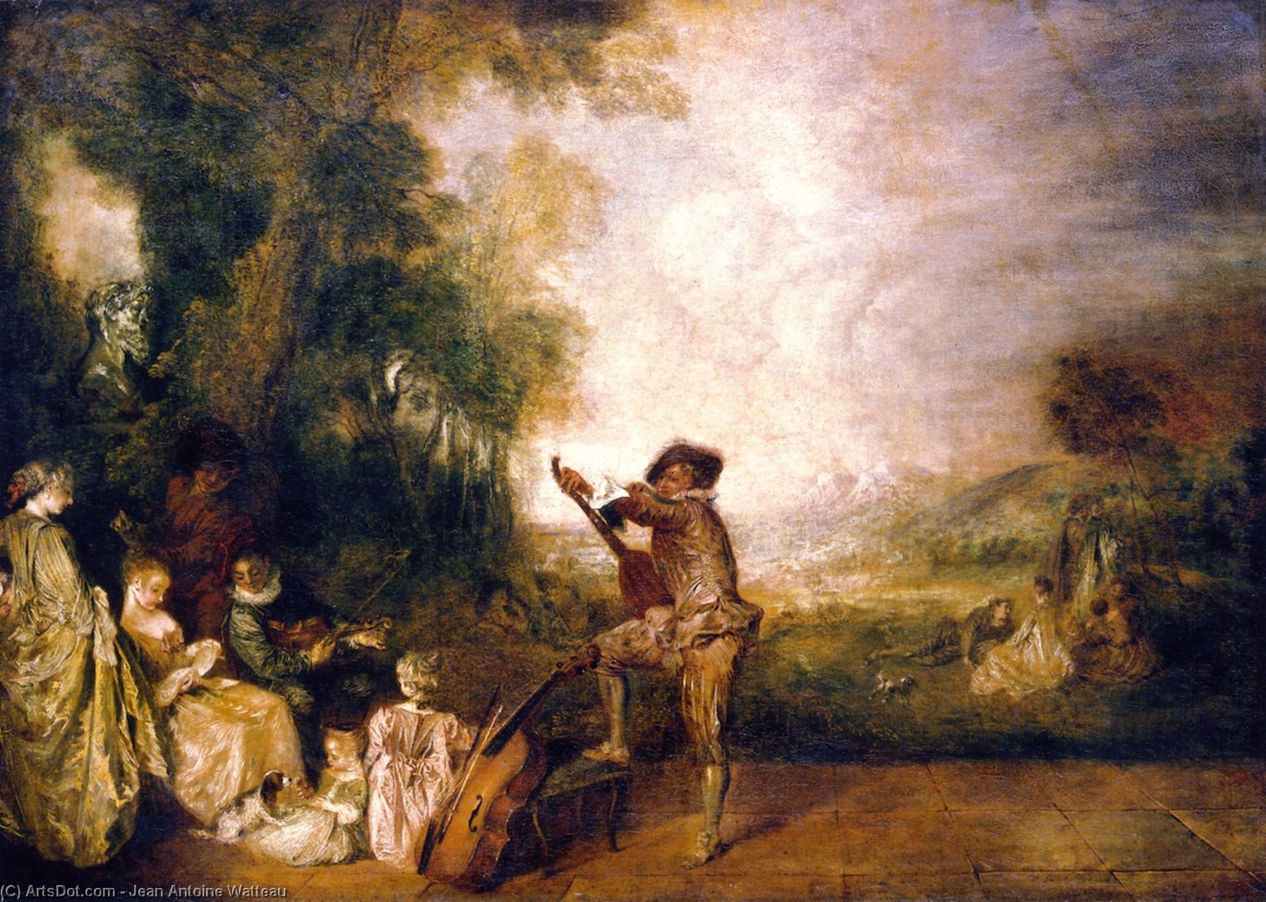 Das Konzert — Jean-antoine Watteau