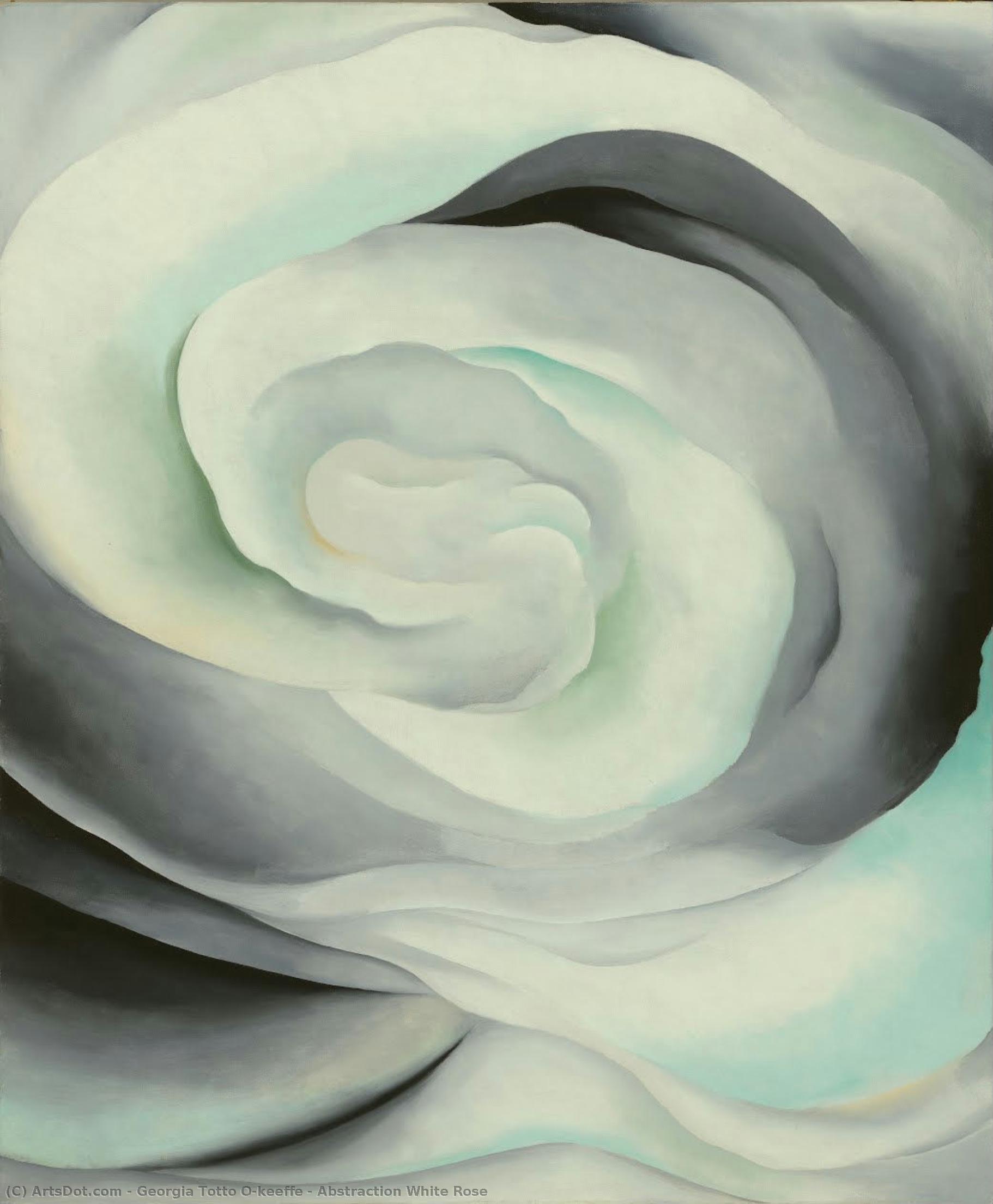 Astrazione Rosa Bianca — Georgia O'keeffe
