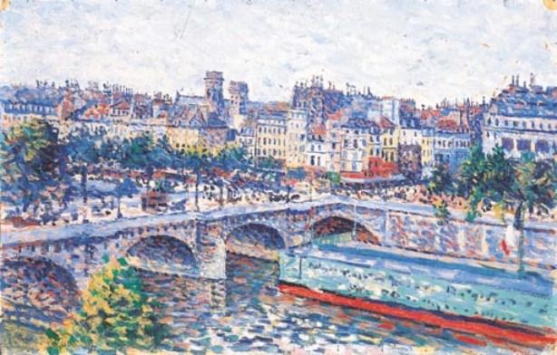 Le Pont-neuf, Paris — Maximilien Luce