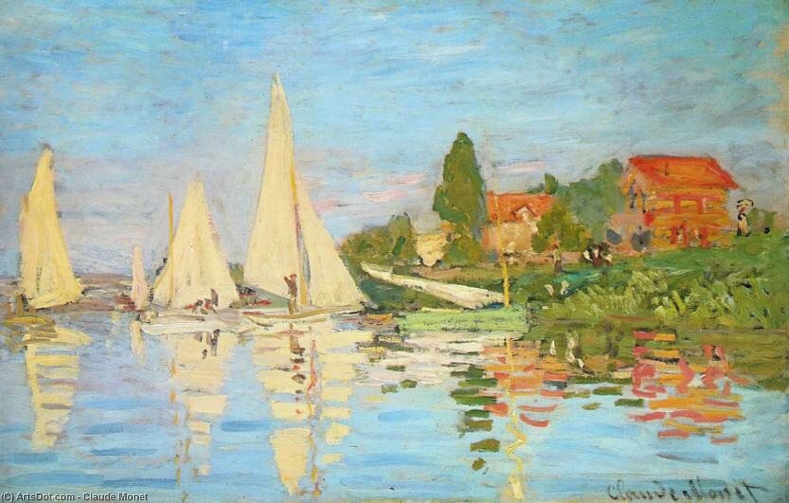 Regatta Sull'argenteuil — Claude Monet