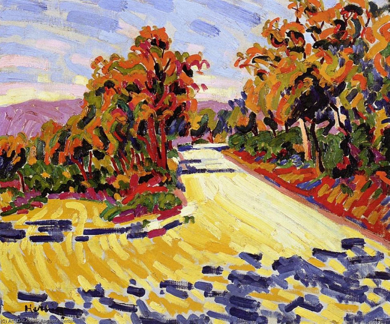 Corsican Landscape — Auguste Herbin