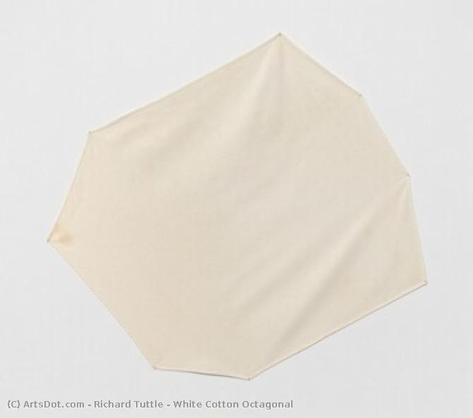White Cotton Octagonal — Richard Tuttle