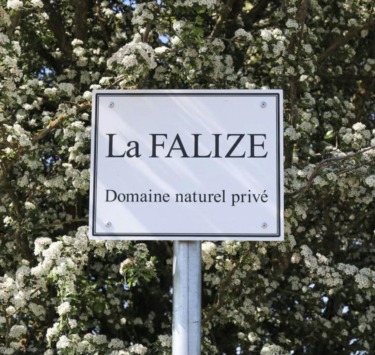 La Falize - Sign — Lucien Falize