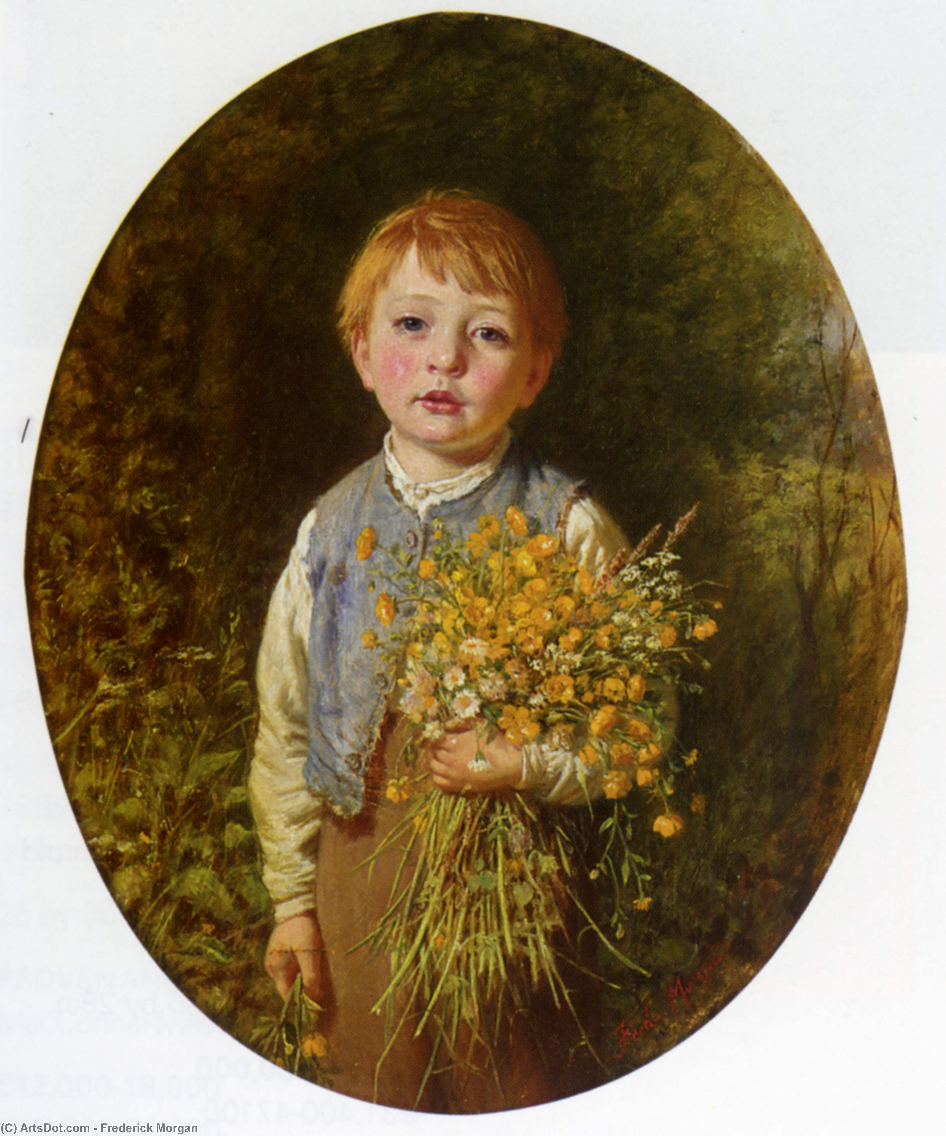 The Flower Gatherer — Frederick Morgan