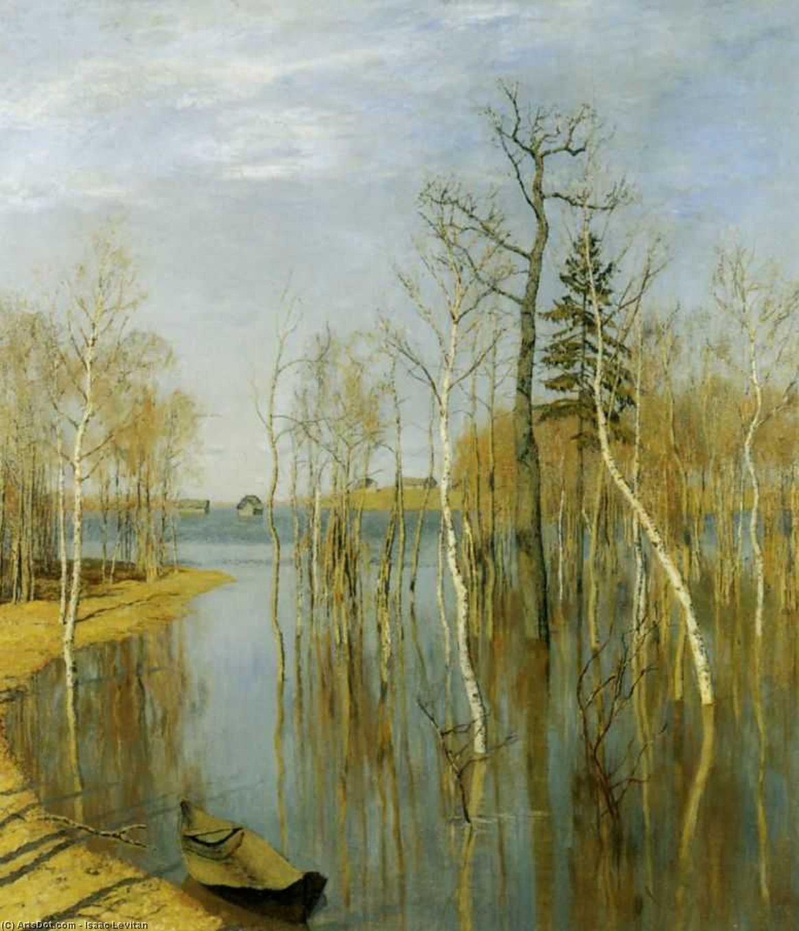 Spring Flood — Isaak Ilyich Levitan