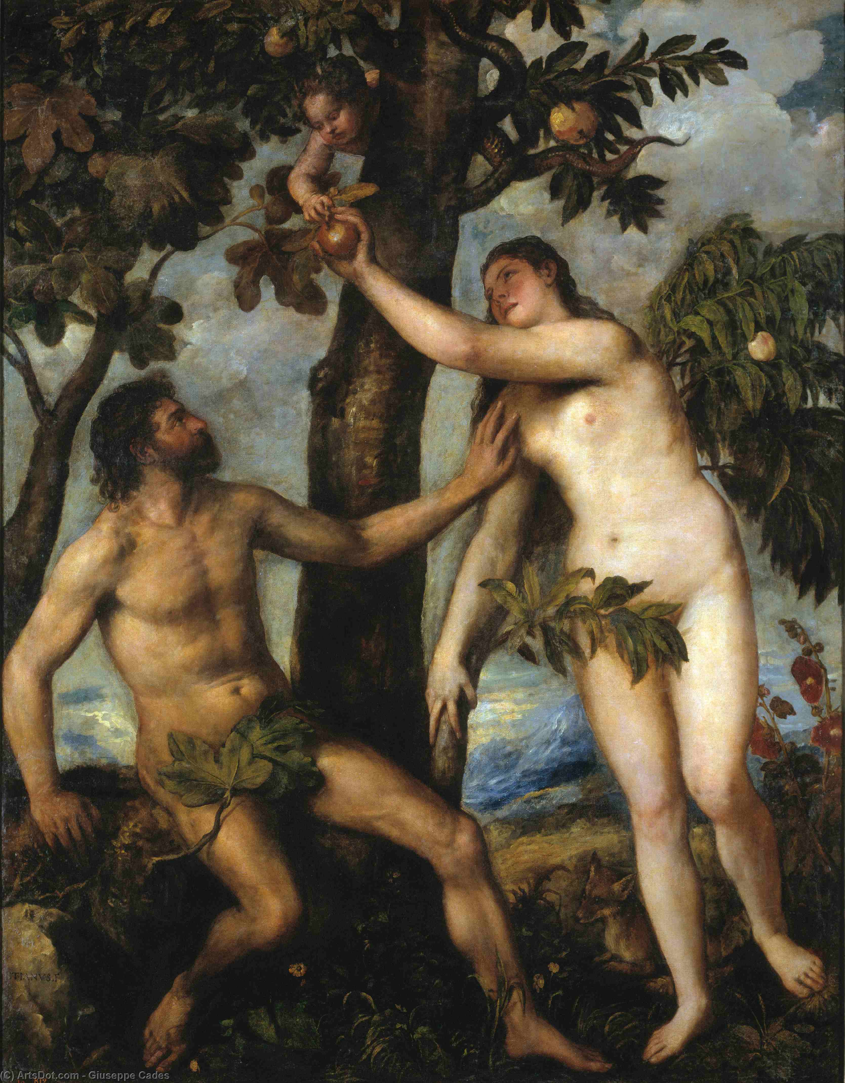 Adam And Eve — Giuseppe Cades