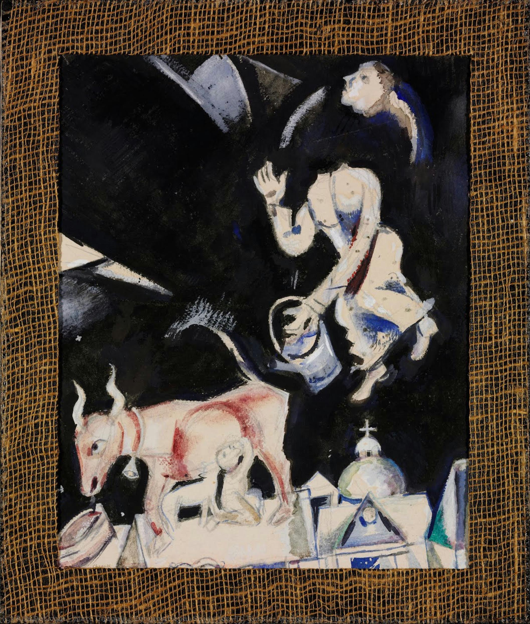 Compositional Study For ‘to Russia, To The Asses And Others’ — Mark Šagall