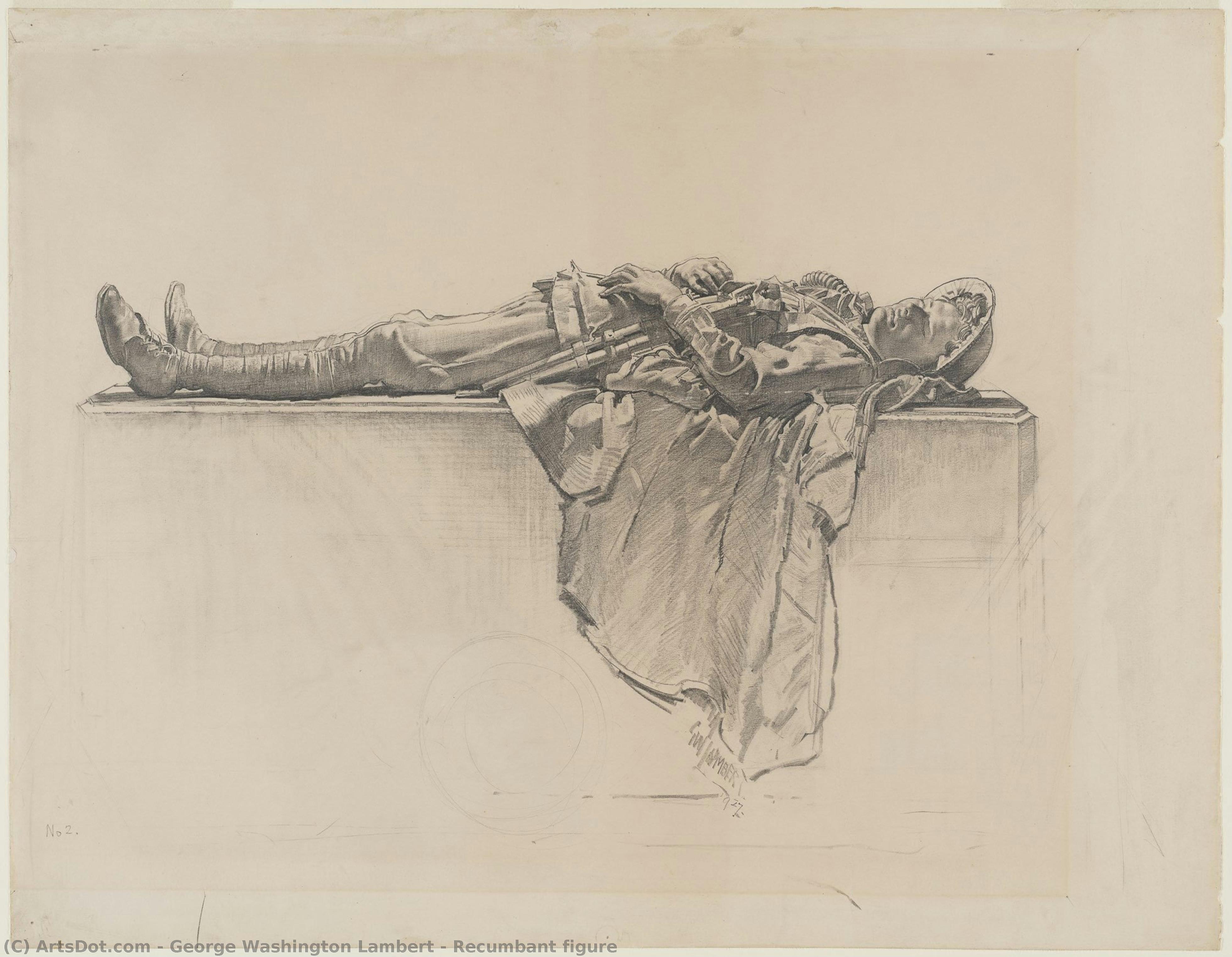 Recumbant Figure — Джордж Ламберт