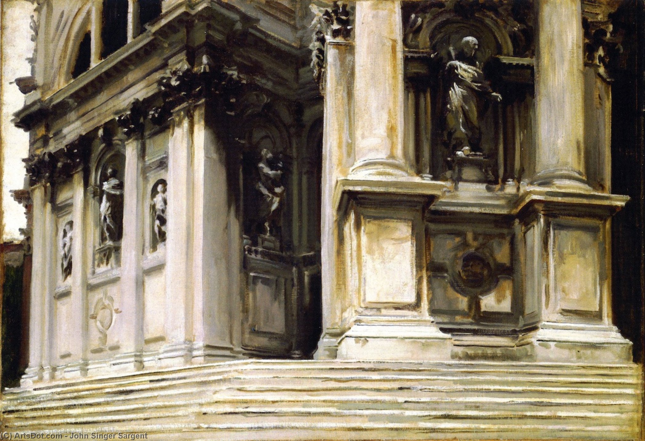 Entrée De Santa Maria Della Salute — John Singer Sargent