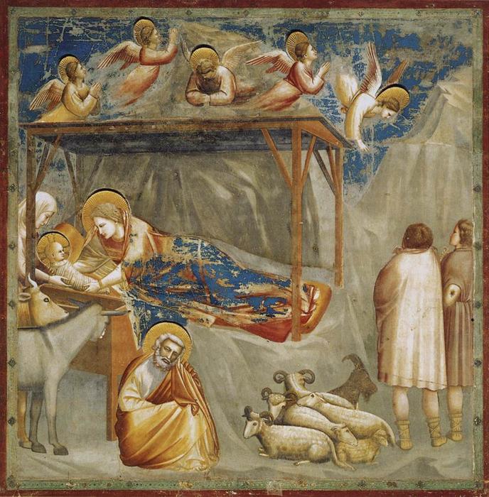 Nativity. Birth Of Jesus — Giotto Di Bondone