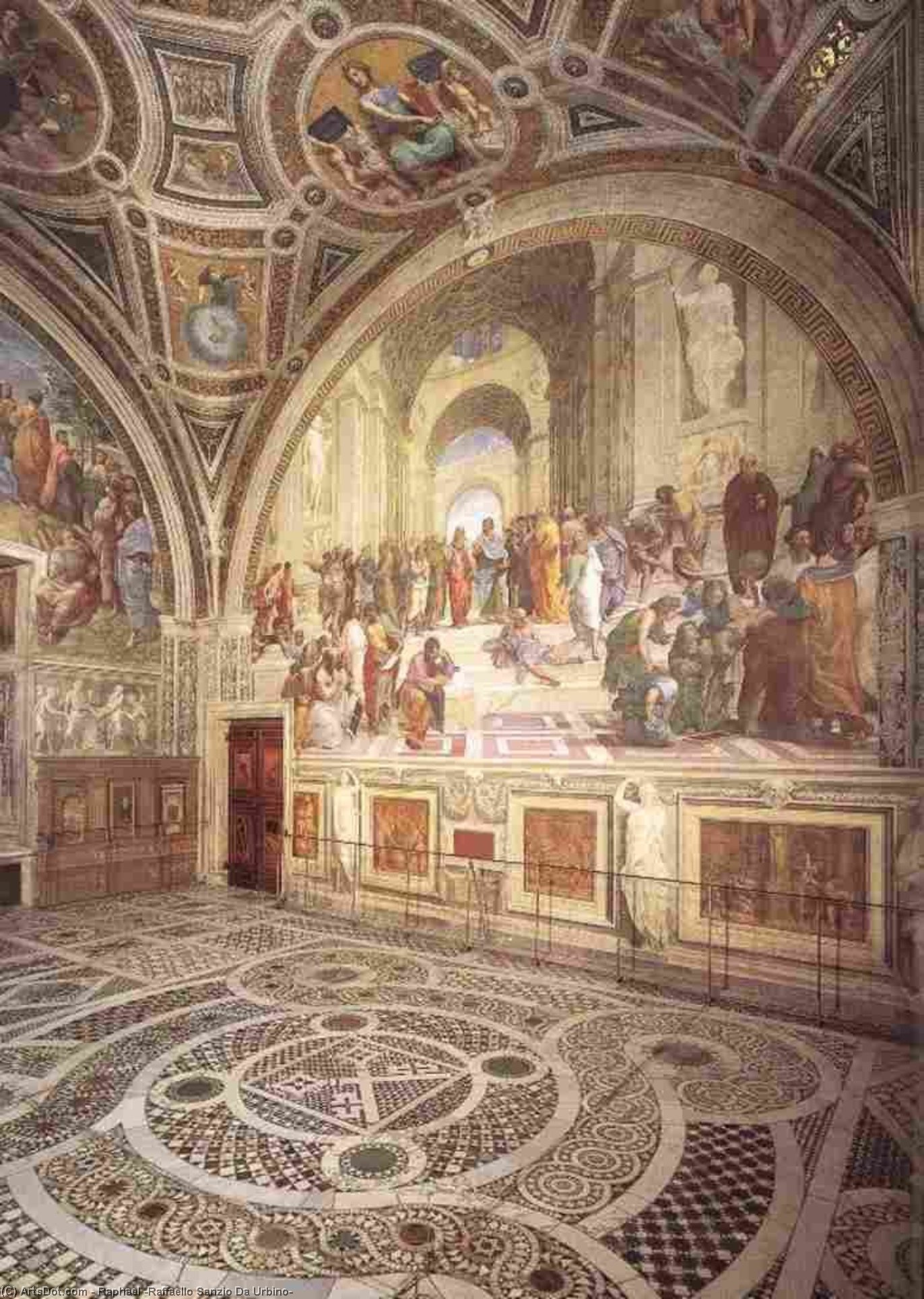 Stanze Vaticane - Vista Della Stanza Della Segnatura — Raffaello