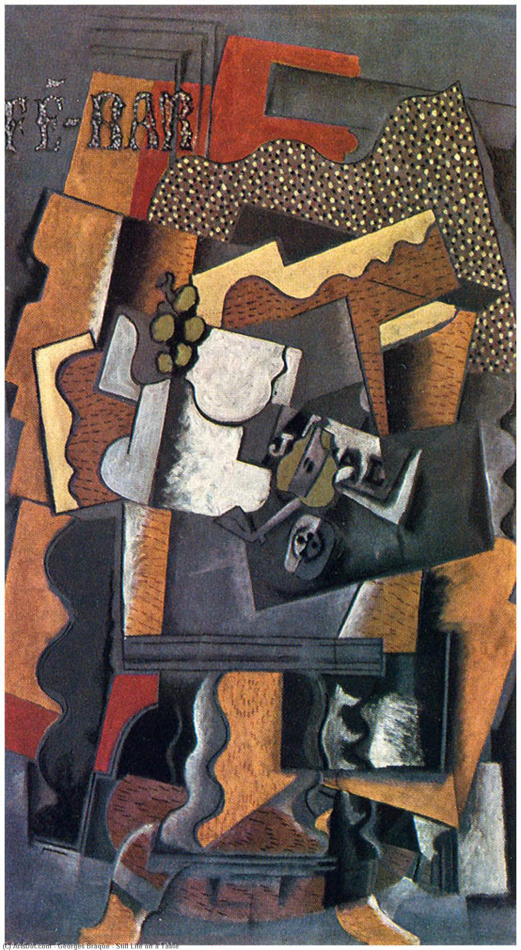 Bodegón Sobre Mesa — Georges Braque
