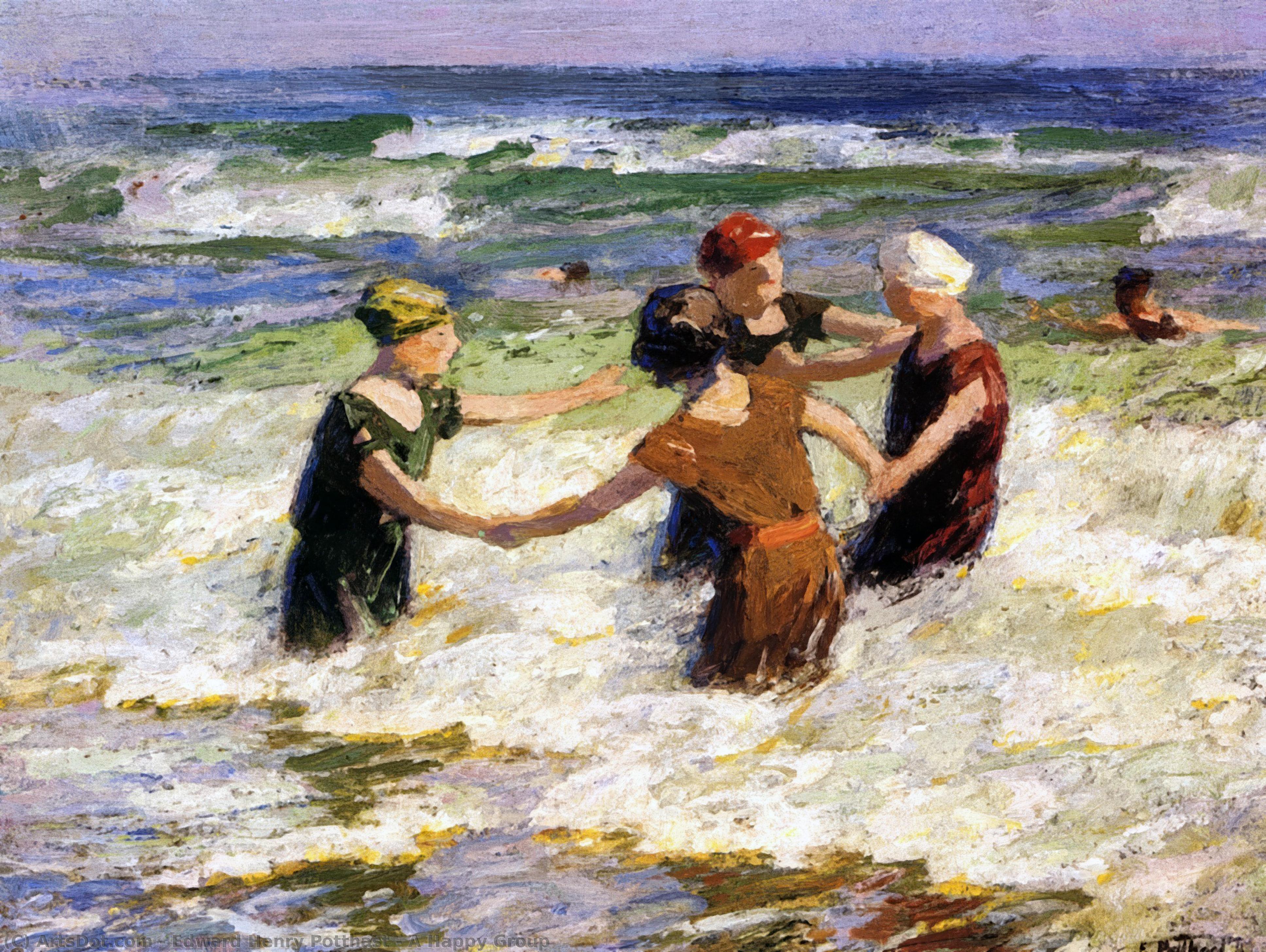 A Happy Group — Edward Henry Potthast
