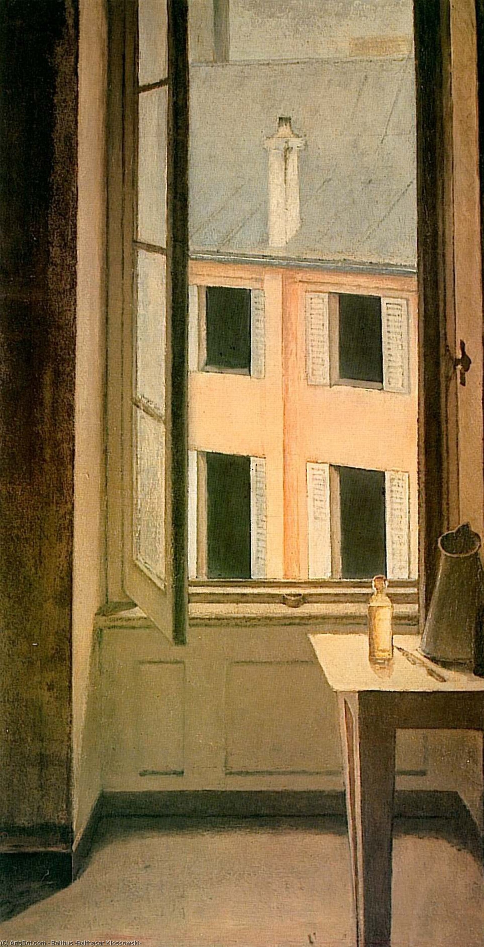 Window, Cour De Rohan — Balthus