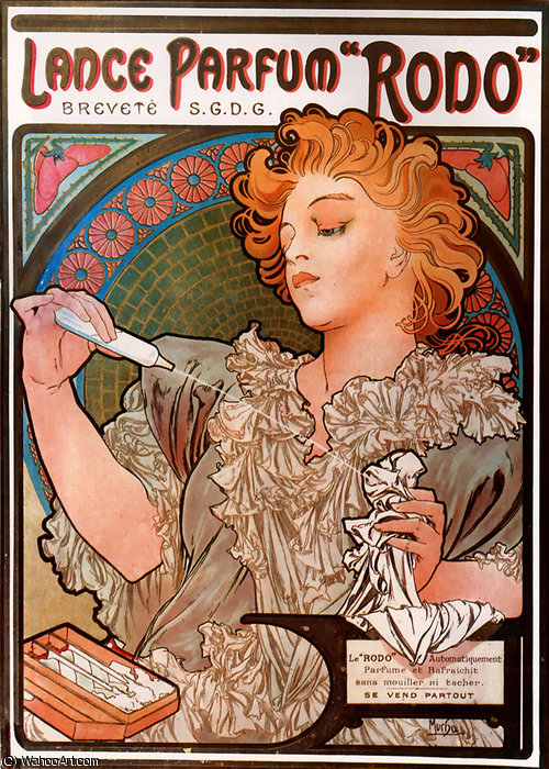 Lance-parfum Rodo — Alfons Mucha