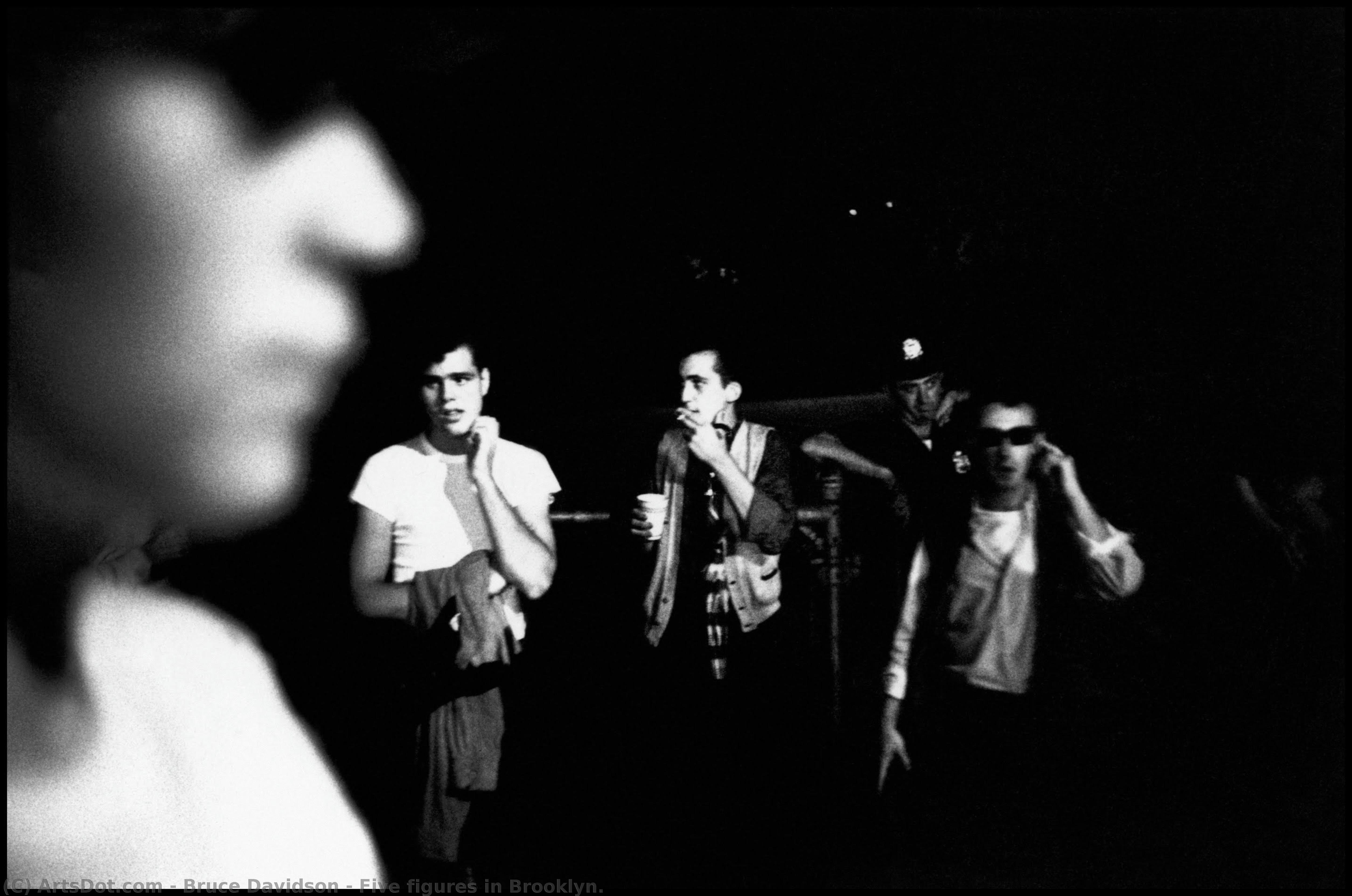 Five Figures In Brooklyn. — Bruce Davidson