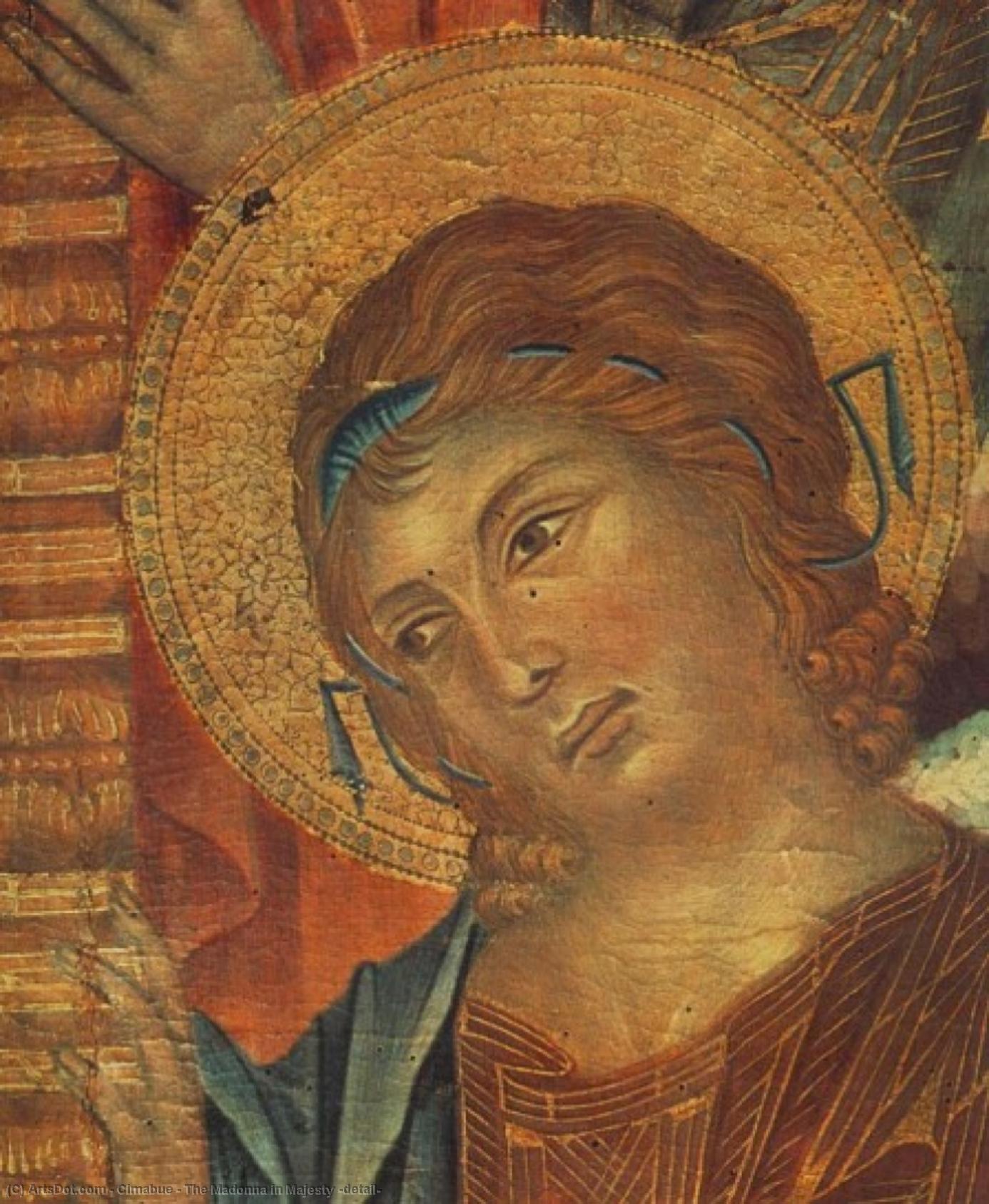 La Madonna In Trono (dettaglio) — Cimabue