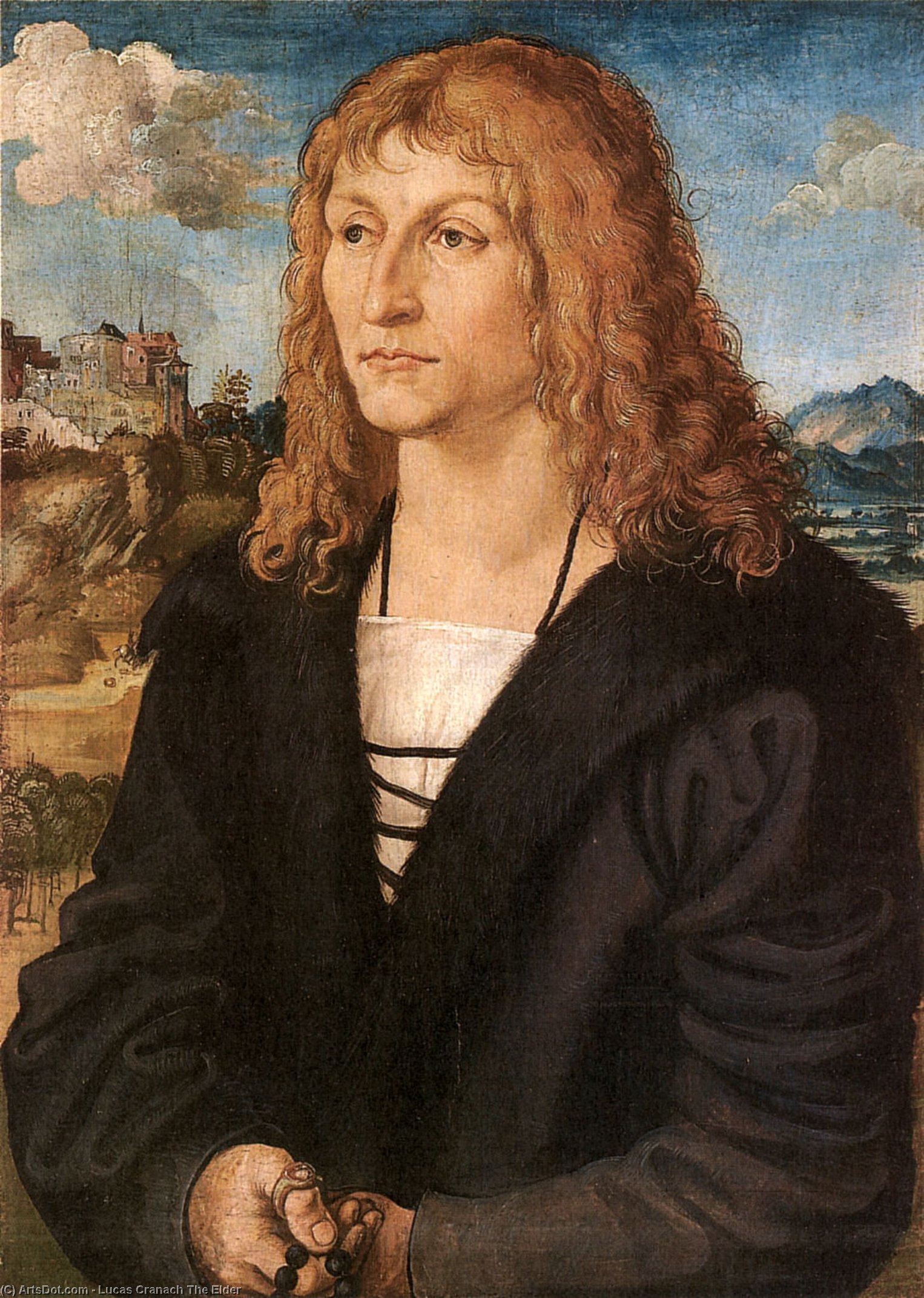 Beardless Young Man — Lucas Cranach The Elder